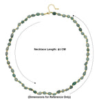 Green Aventurine Adjustable Beads Necklace (Size - 24+1 Ext) in Yellow Gold Tone 100.00 Ct._8571749_5