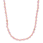 Rose Quartz Adjustable Beads Necklace (Size - 24+1 Ext) in Yellow Gold Tone 100.00 Ct._8571750