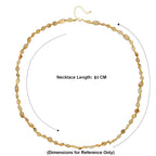 Citrine Adjustable Beads Necklace (Size - 24+1 Ext) in Yellow Gold Tone 100.00 Ct._8571751_5