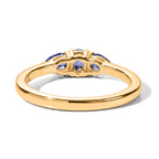 Tanzanite Trilogy Ring in Yellow Gold Plated Sterling Silver_8571816_4