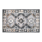 LIVMORE Patterned Rug and Door Mat (Size 50x1 cm) - Grey_8572171