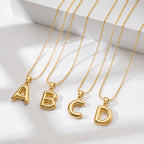 9K Yellow Gold A Initial Pendant_8572174_4