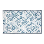 LIVMORE Patterned Rug and Door Mat (Size 50x1 cm) - Dusty Blue_8572214