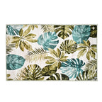 LIVMORE Patterned Rug and Door Mat (Size 50x1 cm) - Green_8572215