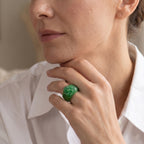 Green Jade Flower Carved Ring 50.00 Ct._8572300_2