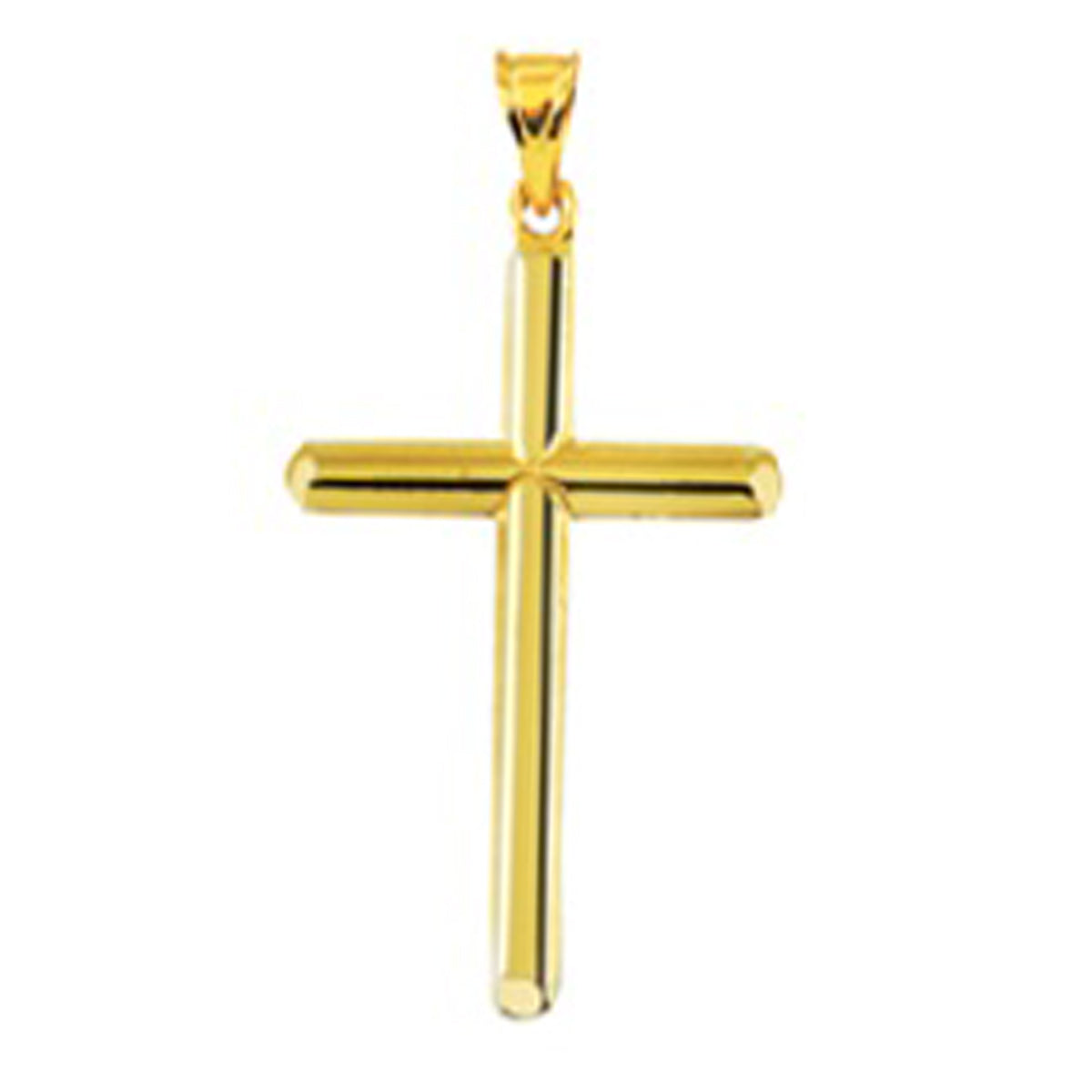One Time Close Out 9K Yellow Gold Cross Pendant 8572364 0