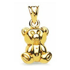 Live From Vegas - 9K Yellow Gold Teddy Pendant_8572368
