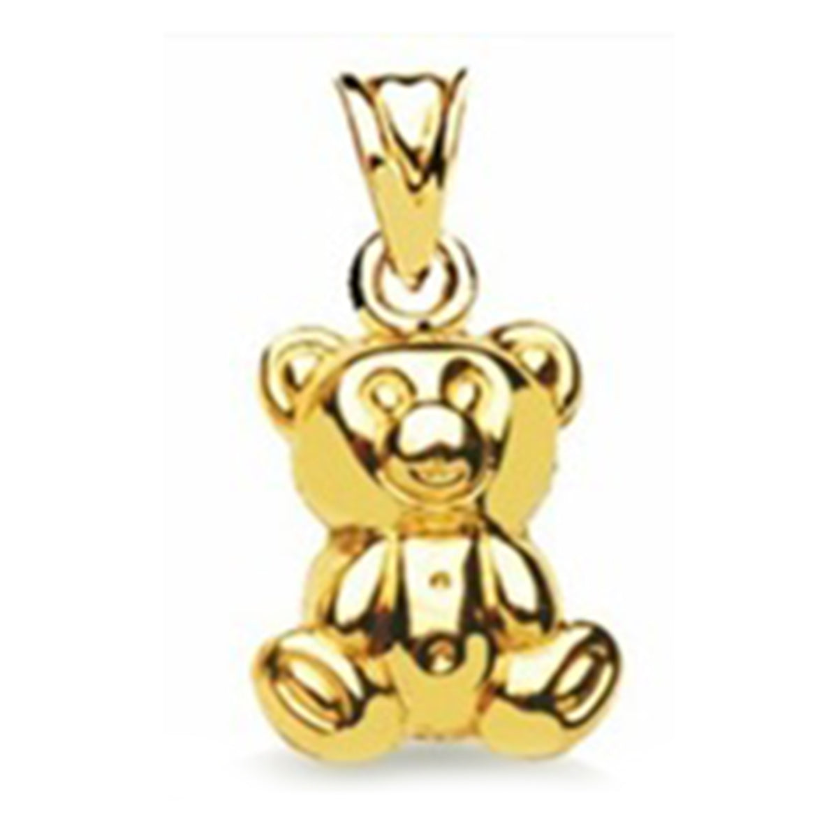 9K Yellow Gold Teddy Pendant V32578585 0