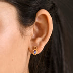 D'Joy - AAA Tanzanite Solitaire Stud Push Post Earring in Yellow Gold Plated Sterling Silver_8572378_1