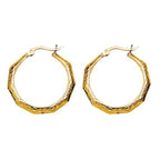 9K Yellow Gold Earring with Clasp_8572397