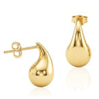 Designer Inspired - 9K Yellow Gold Drop Earring with Push Back_8572409