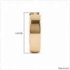 9K Yellow Gold Hoop Earring_8572410_6