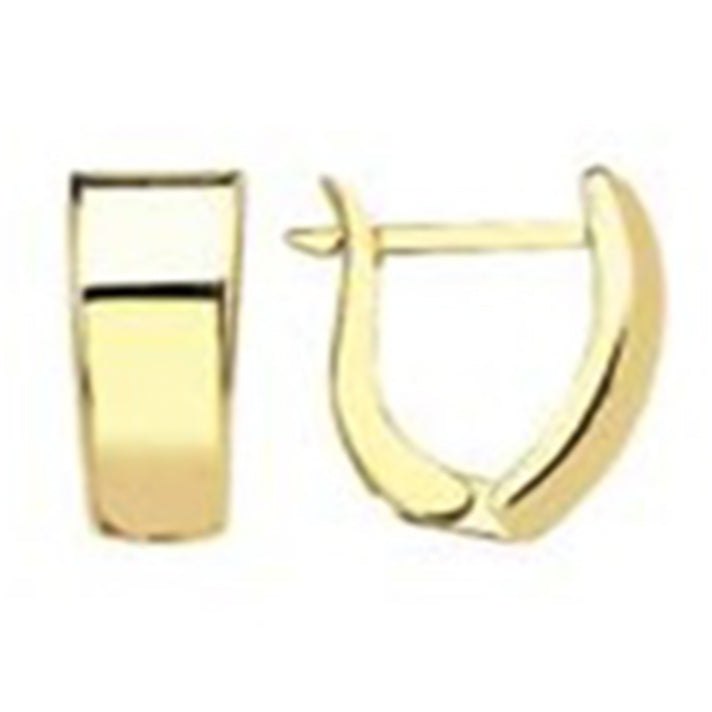 Close Out Deal- 9K Yellow Gold Huggie Earring with Clasp 8572411 1