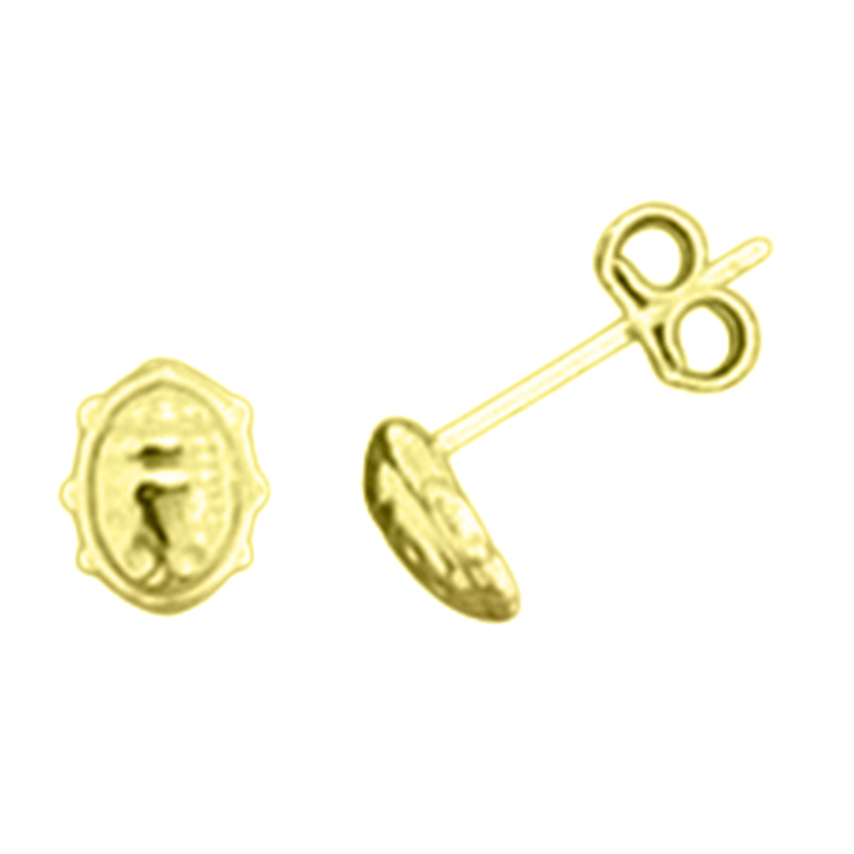 9K Yellow Gold Earring with Push Back 8572441 0