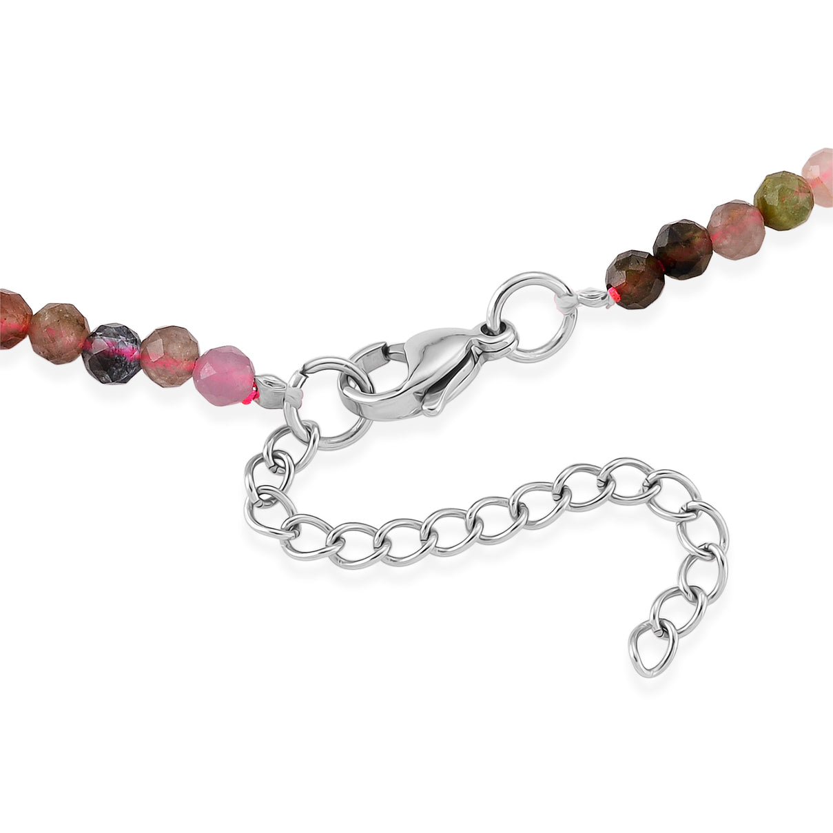 Multi Spinel Adjustable  Necklace (Size - 18+2 Ext)  75.00 Ct. V32515165 4