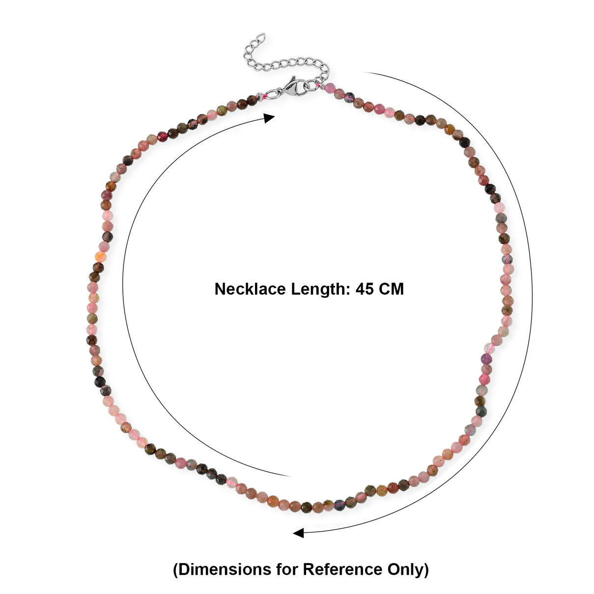 Multi Spinel Adjustable  Necklace (Size - 18+2 Ext)  75.00 Ct. V32515165 5