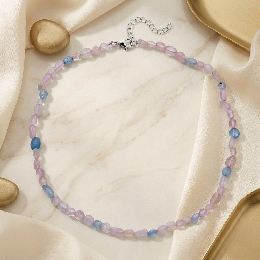Multi Beryl Beads Necklace (Size - 18+2 Ext) 90.00 Ct. V32520444 2