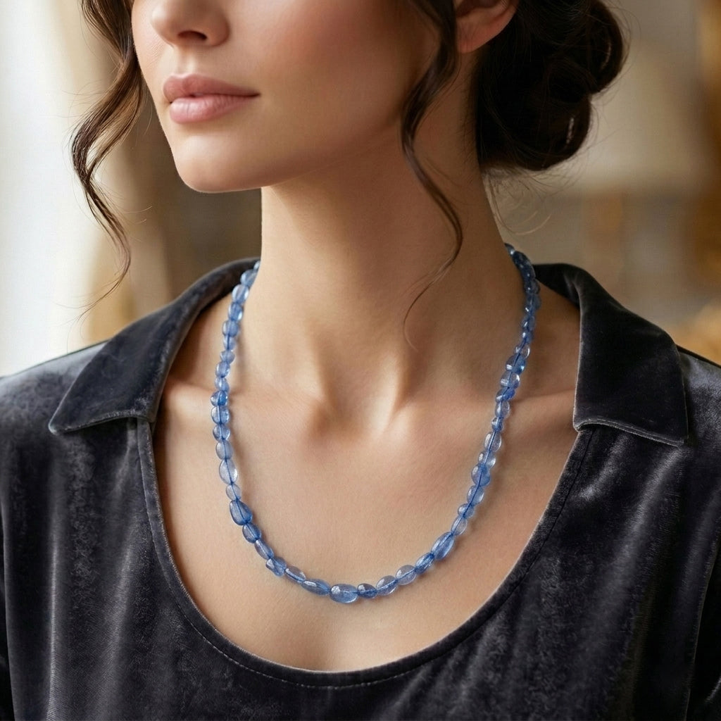 Multi Beryl Beads Necklace (Size - 18+2 Ext) 90.00 Ct._8573593_2