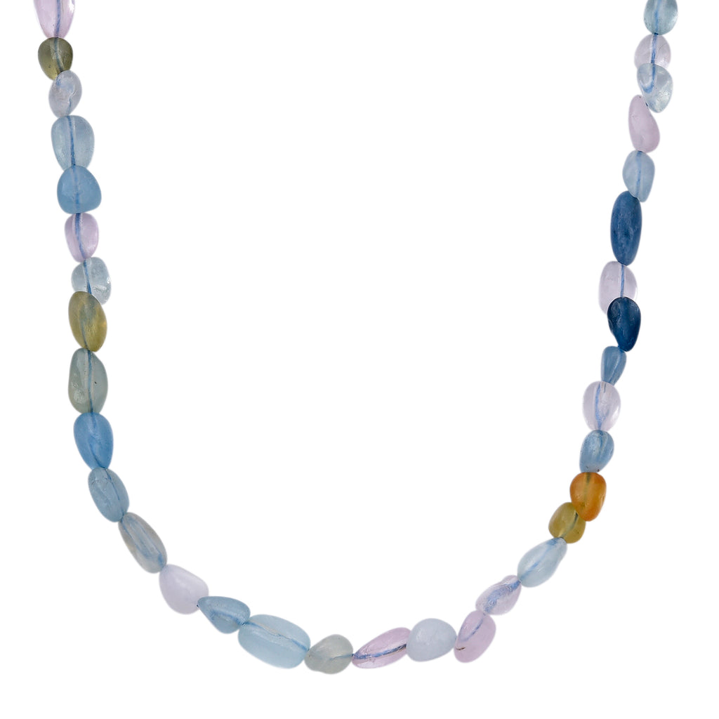 Multi Beryl Beads Necklace (Size - 18+2 Ext) 90.00 Ct._8573649