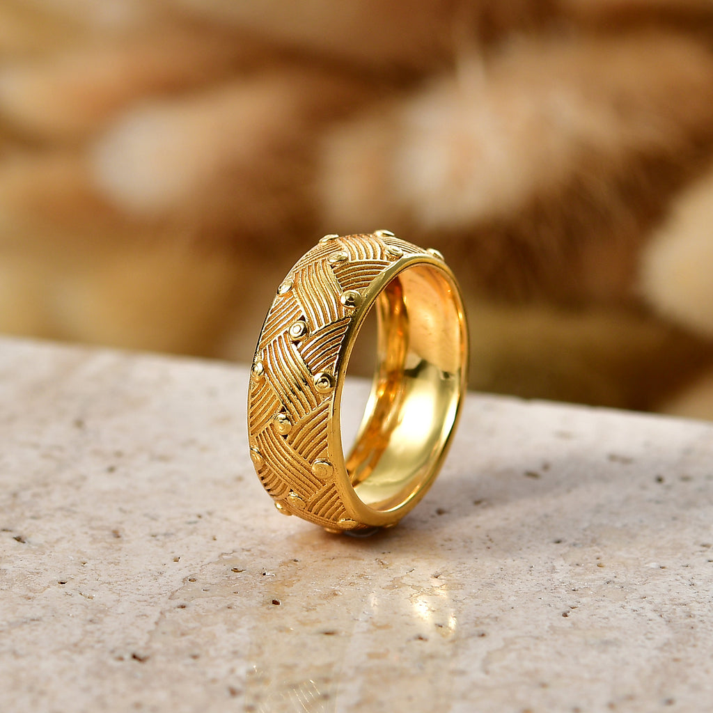 EverTrue Bronzella Collection - Band Ring in 18K Gold Plating_8573729_2