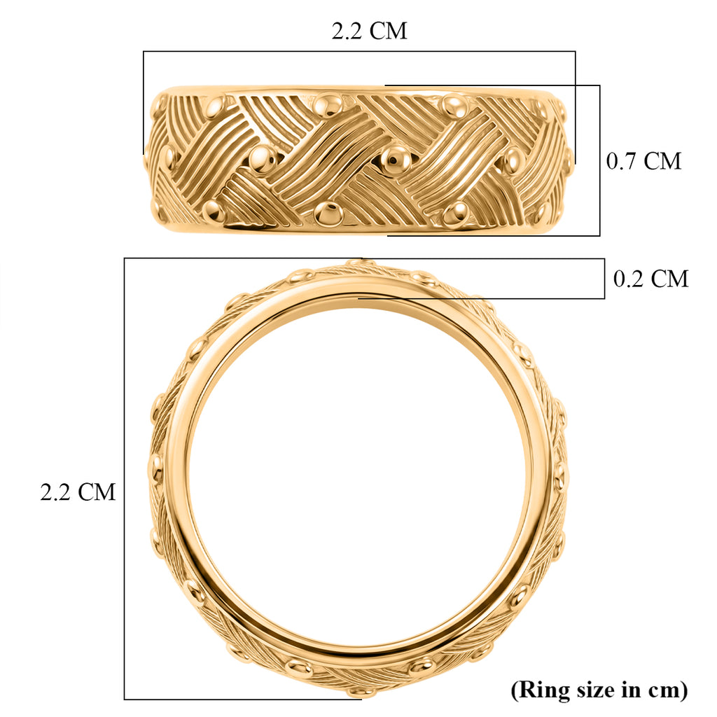 EverTrue Bronzella Collection - Band Ring in 18K Gold Plating_8573729_5