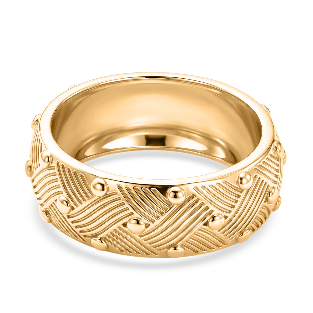 EverTrue Bronzella Collection - Band Ring in 18K Gold Plating_8573736_4