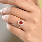 9K Yellow Gold AAAA Natural Crimson Fire Opal & Natural Diamond Halo Ring 1.10 Ct._8573969_1