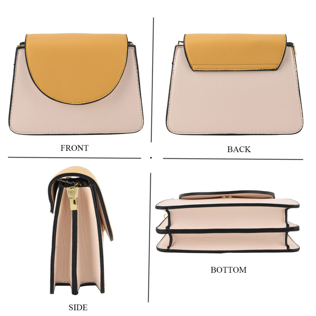 Crossbody Bag (Size - One Size) - Yellow V32581003 3