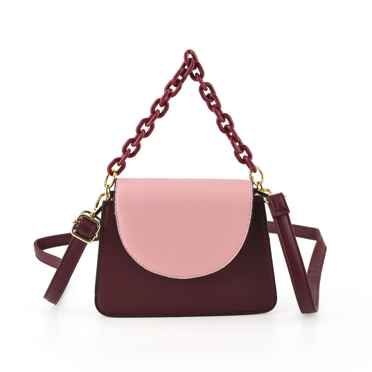 Crossbody Bag (Size - One Size) - Burgundy V32576847 0