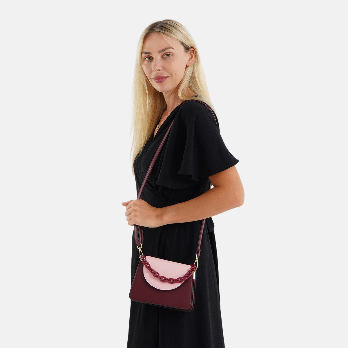Crossbody Bag (Size - One Size) - Burgundy V32576847 1