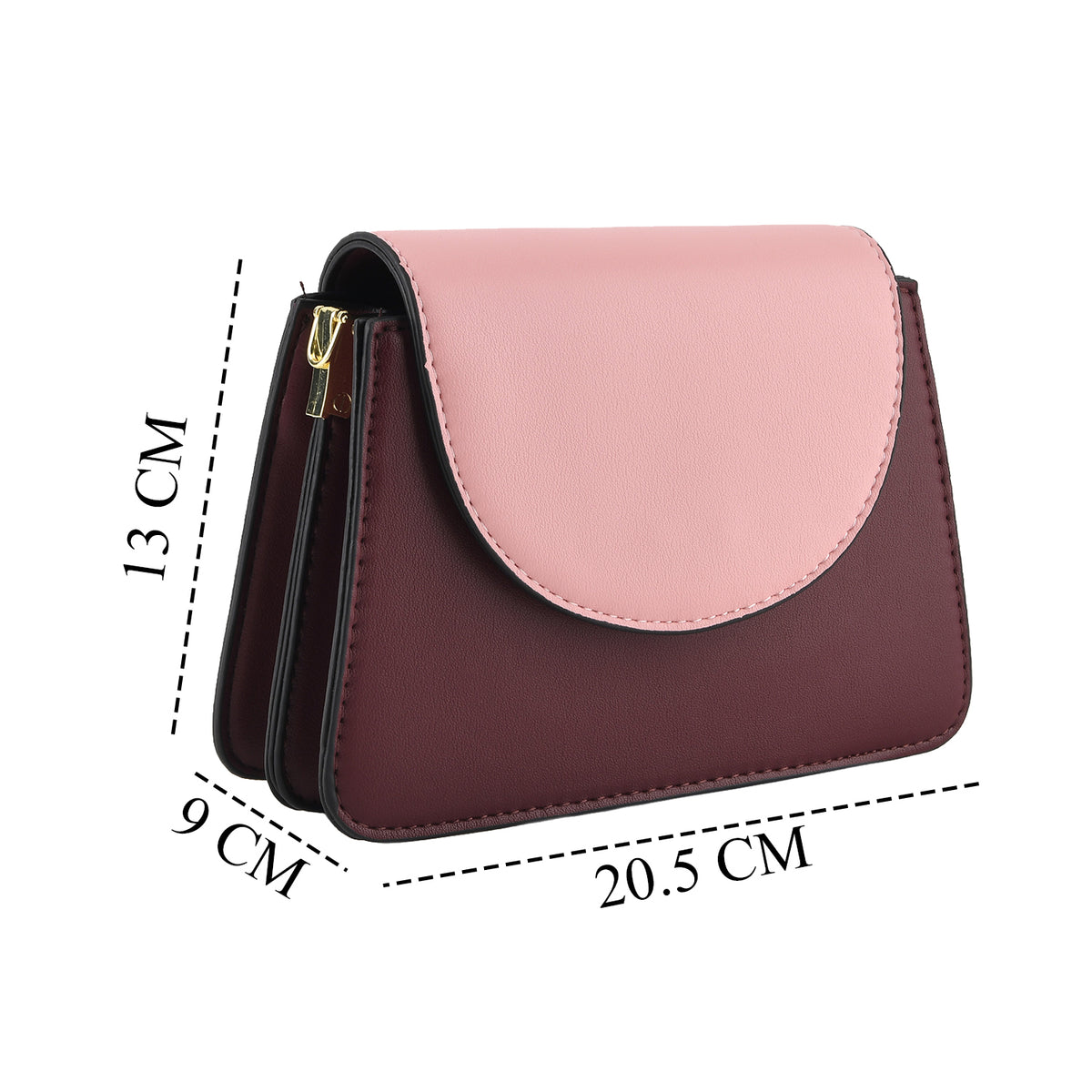 Crossbody Bag (Size - One Size) - Burgundy V32576847 7