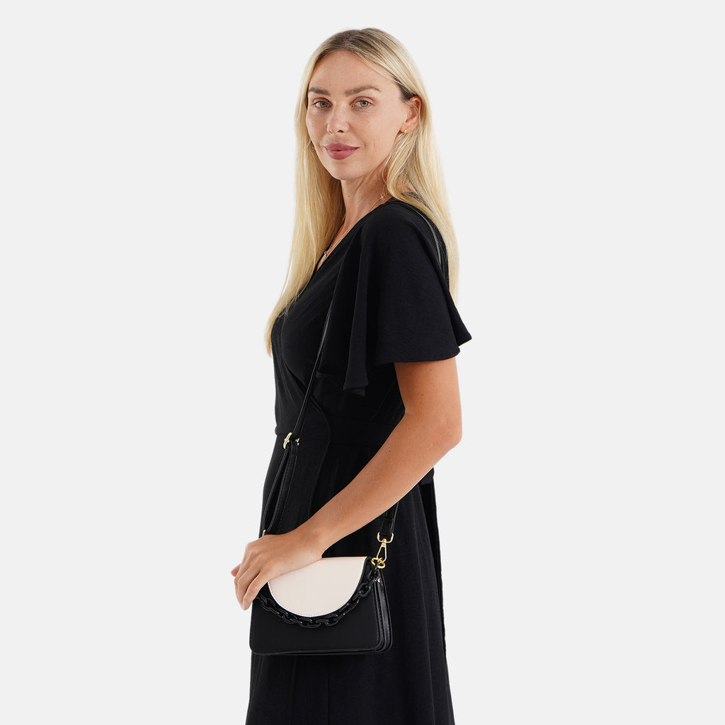 Crossbody Bag (Size - One Size) - Black Pink_8574354_1