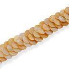 Golden Mother Of Pearl Stone Necklace  0.010  Ct._8574439_3