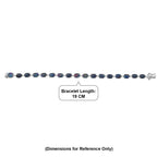 D'Joy - Boulder Opal Triplet & White Zircon Cluster Bracelet (Size - 7.5) with GB Lock Box in Rhodium Overlay Sterling Silver 14.53 Ct._8574520_4