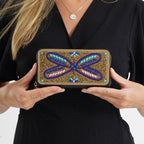 PU Patterned Wallet (Size 19x2x10 cm) - Gold_8574630_3