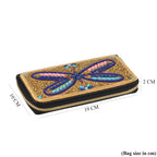PU Patterned Wallet (Size 19x2x10 cm) - Gold_8574630_6