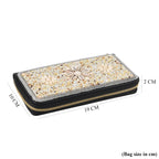 PU Patterned Wallet (Size 19x2x10 cm) - Beige_8574634_6