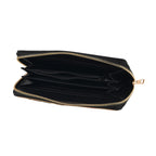 PU Patterned Wallet (Size 19x2x10 cm) - Black_8574636_5