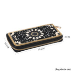 PU Patterned Wallet (Size 19x2x10 cm) - Black_8574636_6