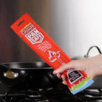 LifeSafe Technologies PanSafe Fire Extinguisher - Non Toxic Eco Friendly Kitchen Fire Safety Device - Premium Drop In Cooking Oil Sachet for Instant Pan Extinguishing - Red_8574657_1