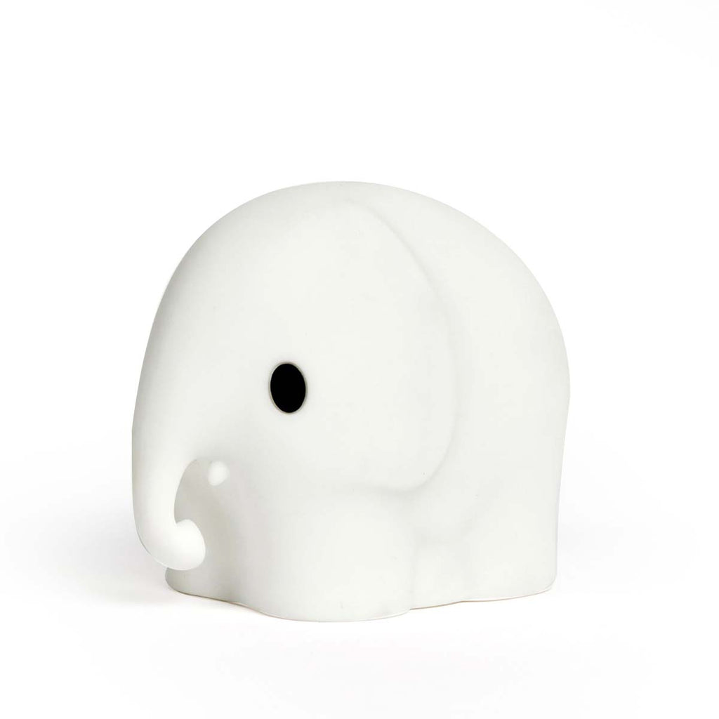 Mr Maria Elephant Lamp - Soft White Silicone Nightlight (15cm)_8574915