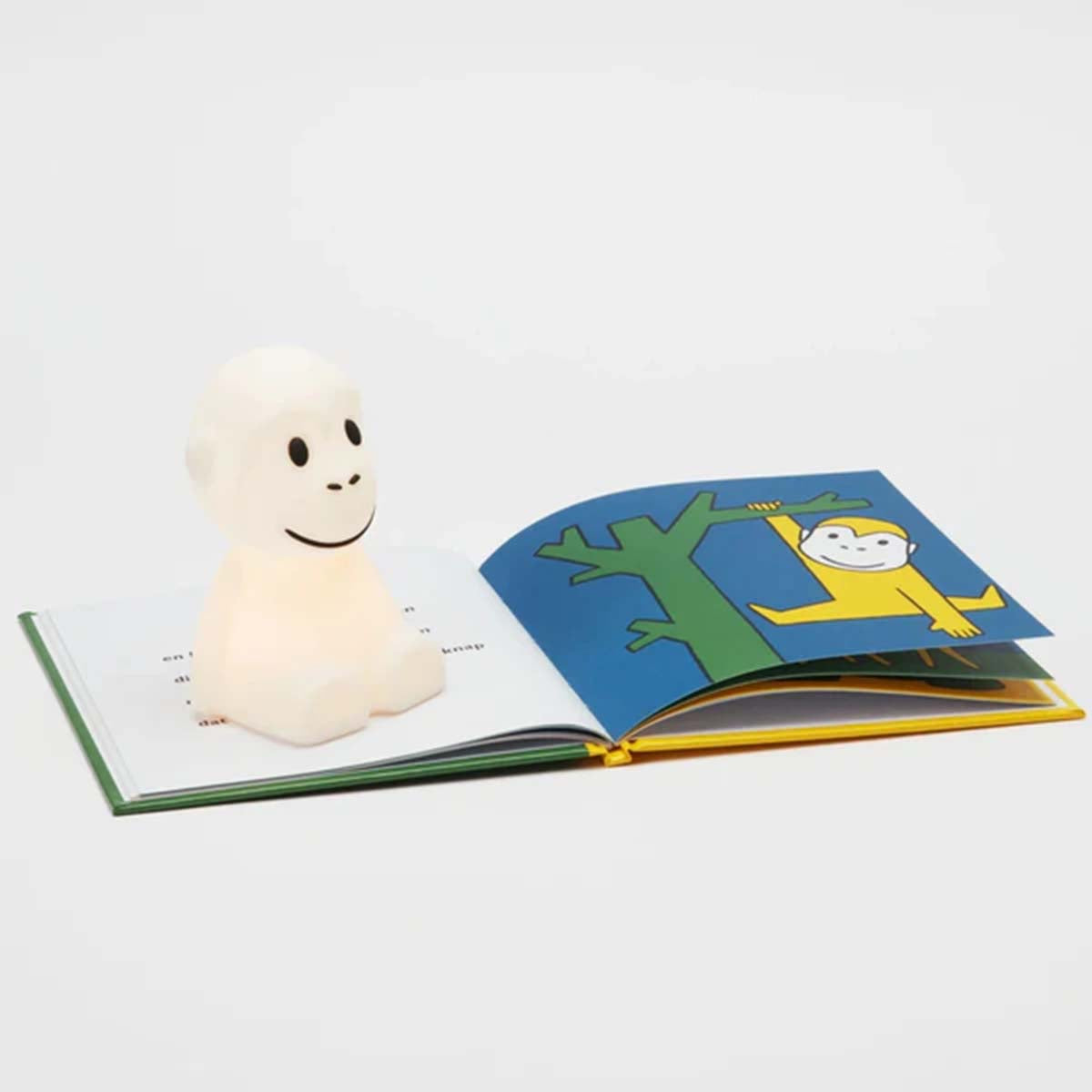 Mr Maria Monkey Lamp - Soft White Silicone Nightlight (15cm) 8574917 1