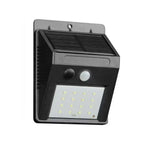 PIR Motion Sensor LED Solar Security Wall Light (270 Lumen) - Black_8574978