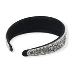 Set of 2 - Designer Inspired Eye Pattern Embellished Headband and Cuff Bracelet Set - Silver_8575005_5