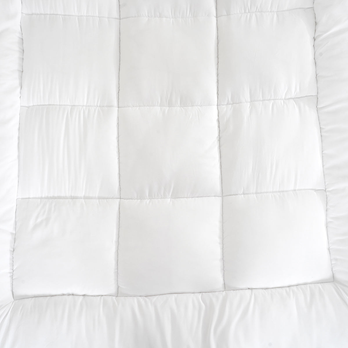Bliss &amp; Beyond PLUSH SHERPA MATTRESS TOPPER 85 GSM Microfiber Base, 1000 GSM Filling, 180 GSM Sherpa fleece (Size 135x190+10 cm) - Double 8575147 4