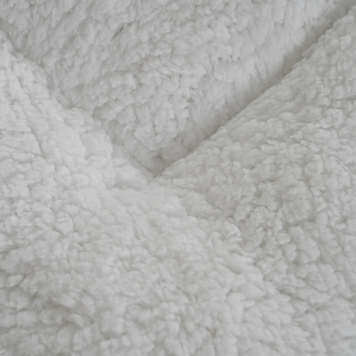 Bliss &amp; Beyond PLUSH SHERPA MATTRESS TOPPER 85 GSM Microfiber Base, 1000 GSM Filling, 180 GSM Sherpa fleece (Size 135x190+10 cm) - Double 8575147 5