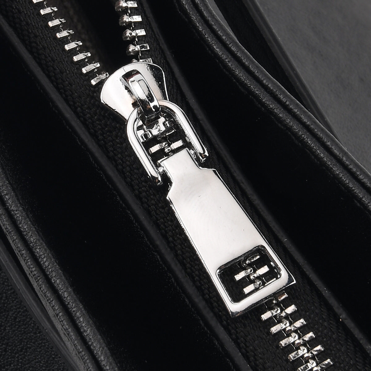 Women's Genuine Leather Modern Top-Handle Satchel Bag with Adjustable Shoulder Strap - Black V32636203 6