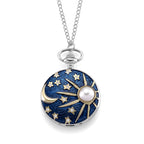 STRADA Limited Edition Moon & Star Pocket Watch With Japanese Movement, Water Resistancy & 31 Inch Curb Chain_8576301