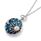 STRADA Limited Edition Moon & Star Pocket Watch With Japanese Movement, Water Resistancy & 31 Inch Curb Chain_8576301_4