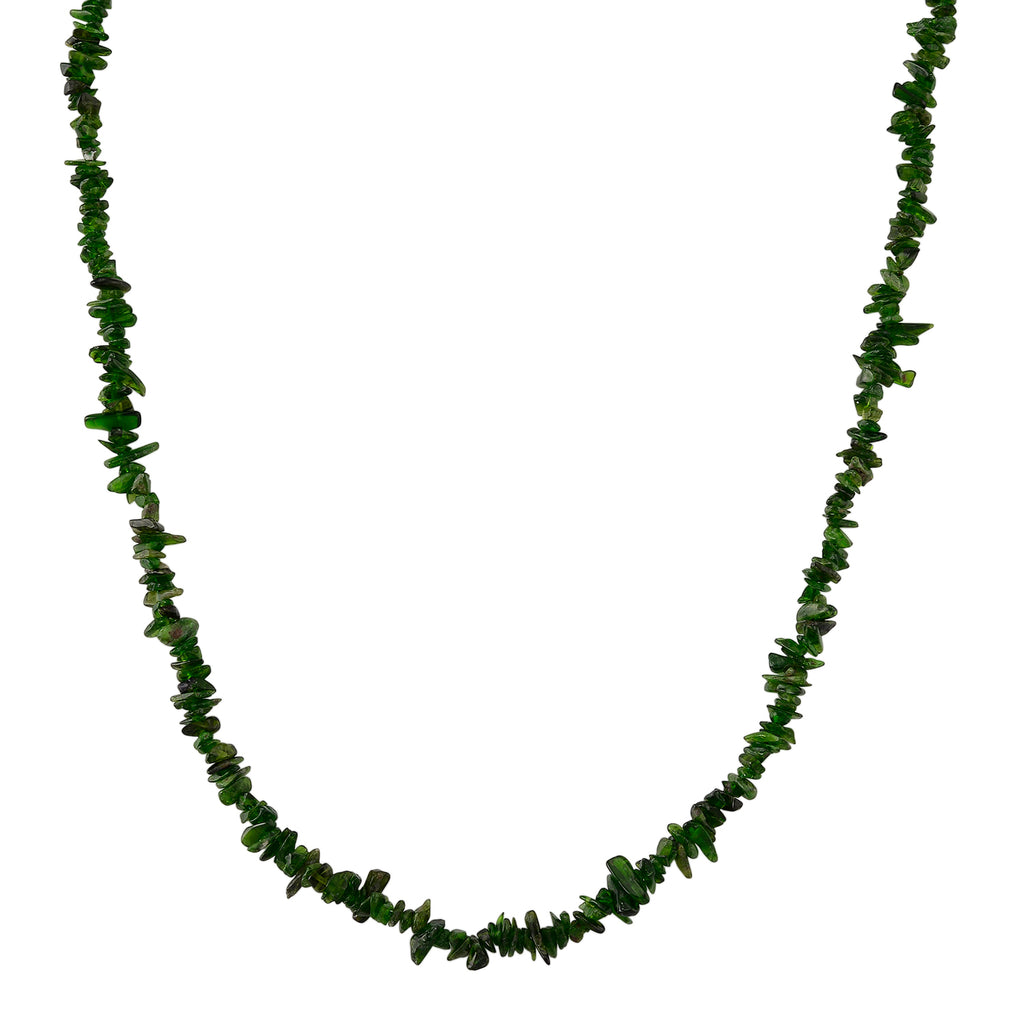 Natural Chrome Diopside Adjustable Length Necklace (Size - 18+2 Ext) with Clasp 90.00 Ct._8577164